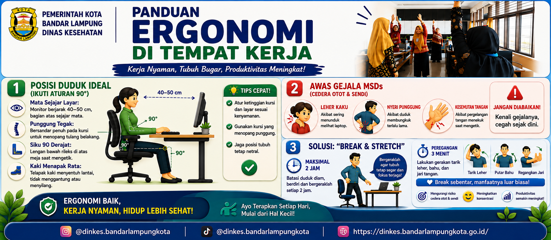 Panduan Ergonomi di Tempat Kerja