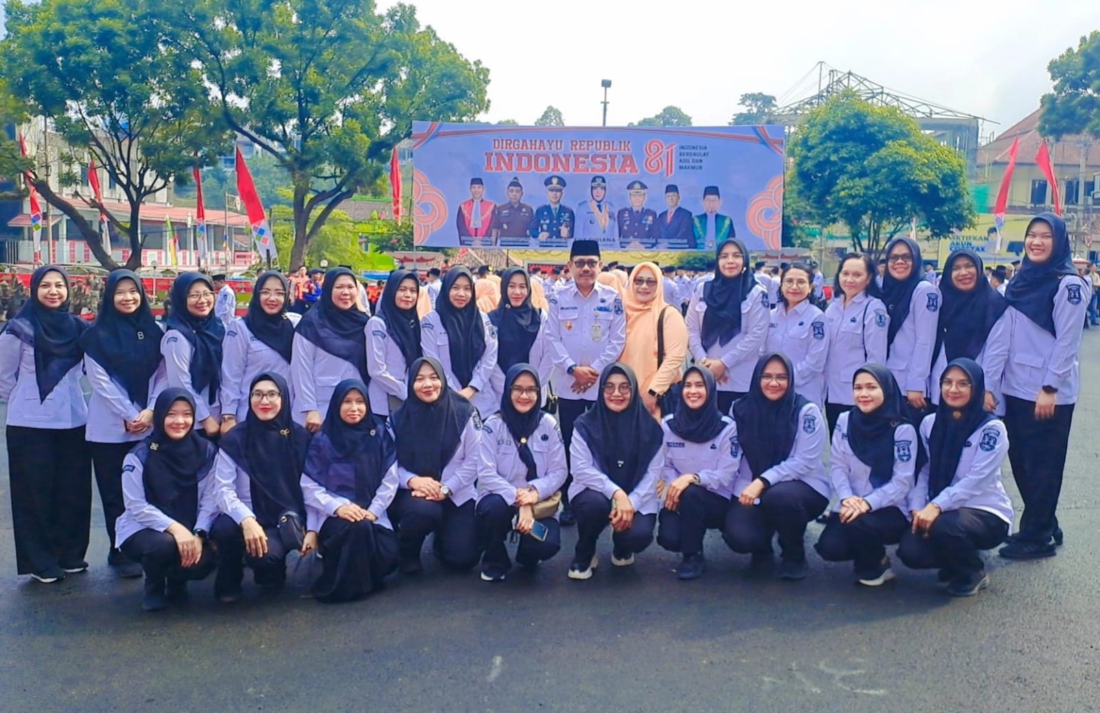 Kepala Dinas Kesehatan Kota Bandar Lampung Hadiri Upacara HUT ke-81 Kemerdekaan Republik Indonesia